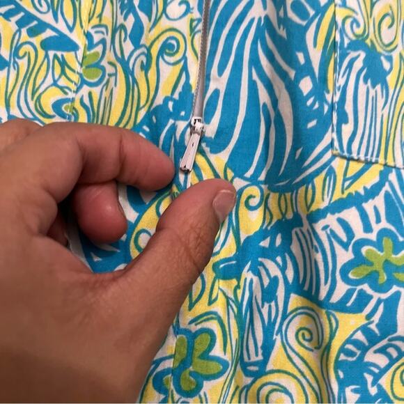 Vintage Lilly Pulitzer Zebra Floral Print Mini Skirt Feminine Size 6 Girly - Picture 7 of 10